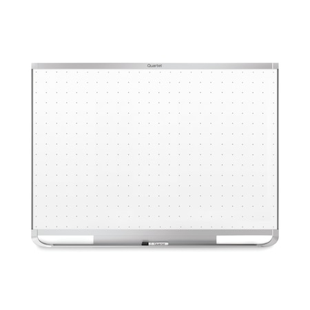 Quartet Boards, Magnetic Dry Erase, Aluminum; Plastic Frame, White TEM544A